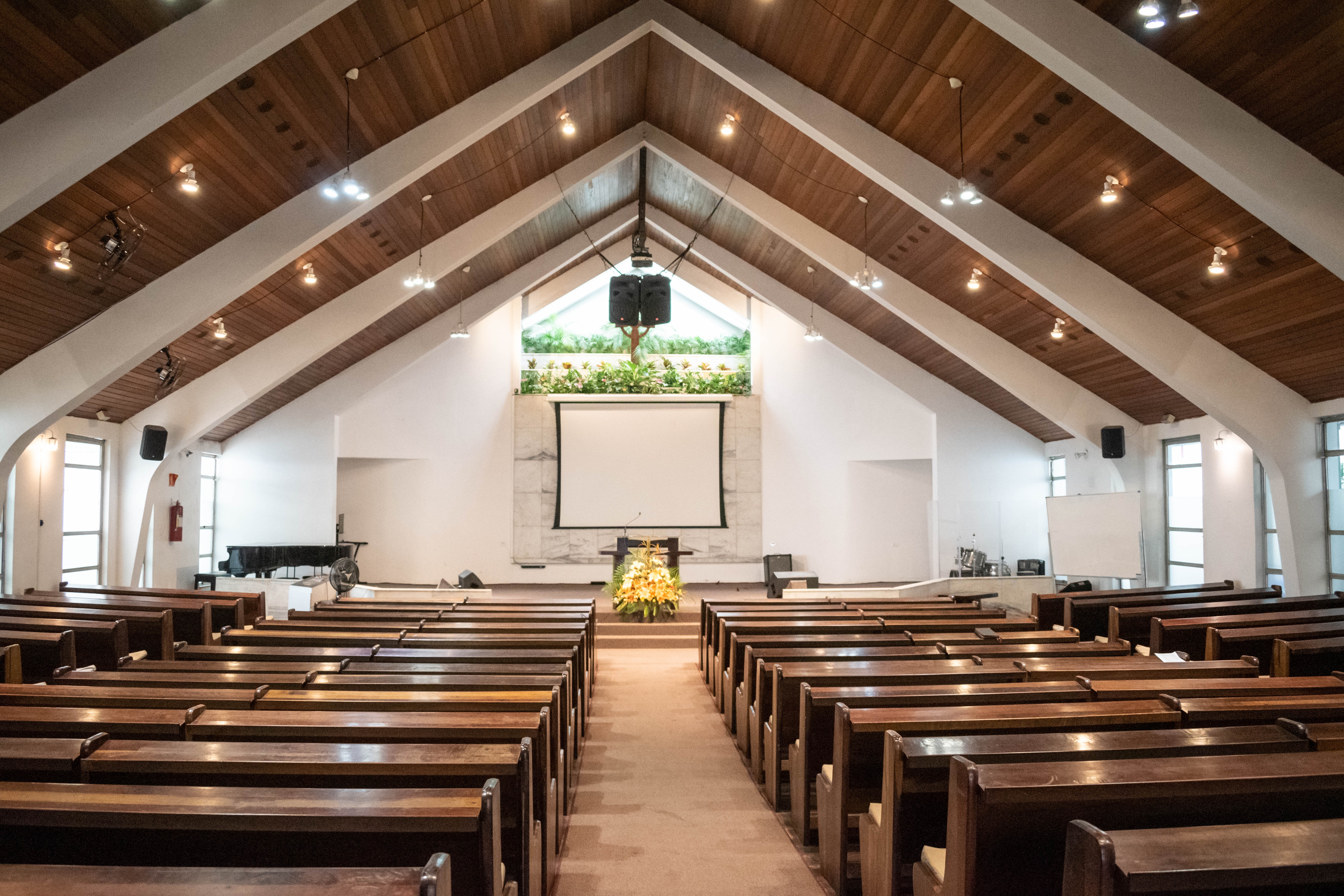 modern church setting